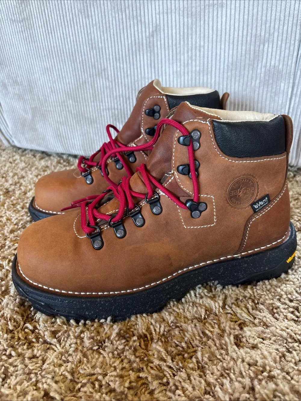 Rocky Rampage Waterproof Hiking Men’s Brown Casual Boots RKS0596 Size 8 Wide